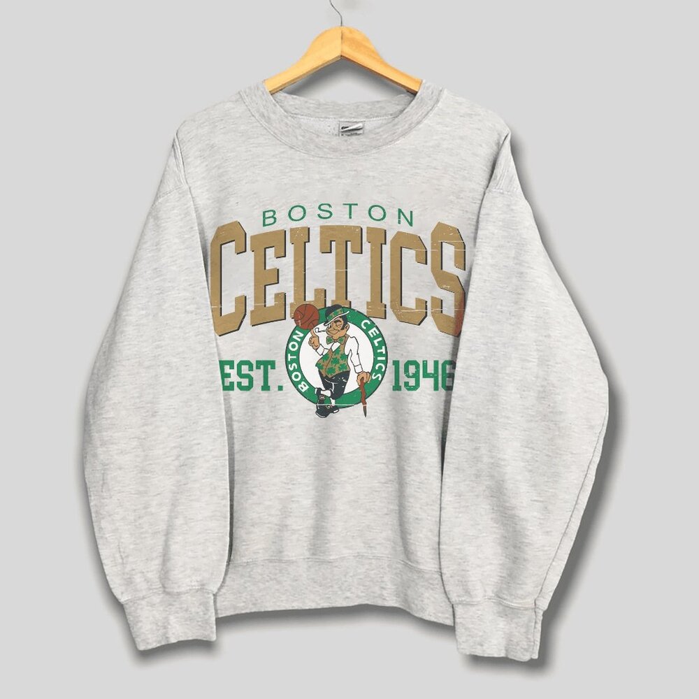 1946 Vintage Boston Celtics Basketball Sweatshirt, Retro Boston Celtics Shirt